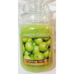 Yankee Candle GRANNY SMITH Large Jar 22 Oz Green Housewarmer New Wax   202403468063